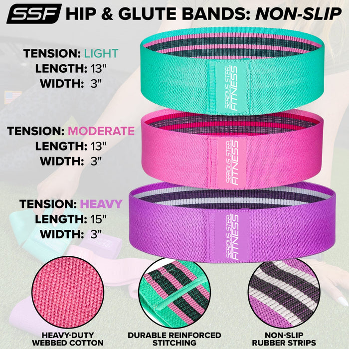 Hip & Glute Activation Band (Non-Slip) - Sweatfully