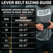 Lever Powerlifting Belt (10mm) - Sweatfully