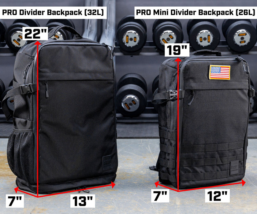 PRO Mini Divider Backpack (26L) - Sweatfully
