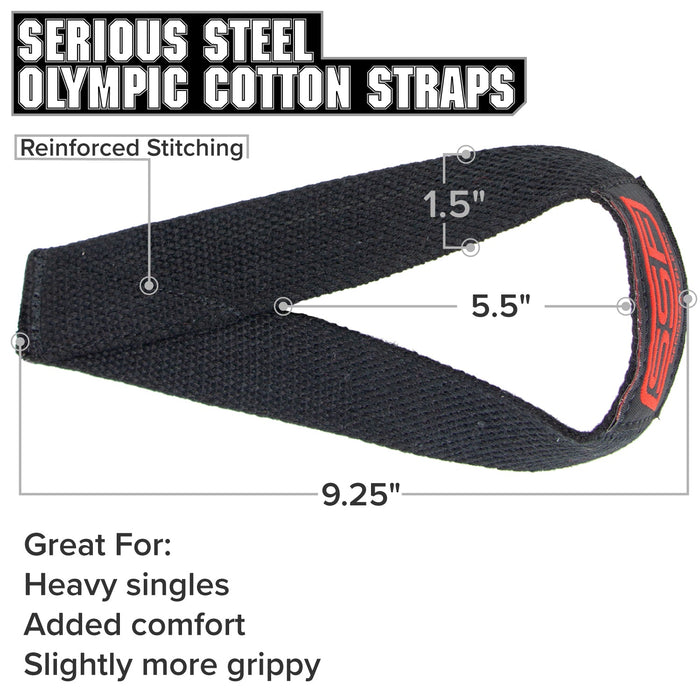 Olympic Lifting Straps - Sweatfully