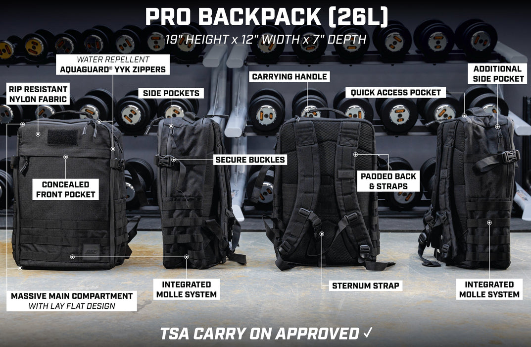 PRO Mini Divider Backpack (26L) - Sweatfully