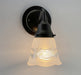 Fluted Antique Vanity 1960s SCONCE Wall Light - Sweatfully