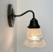 Fluted Antique Vanity 1960s SCONCE Wall Light - Sweatfully