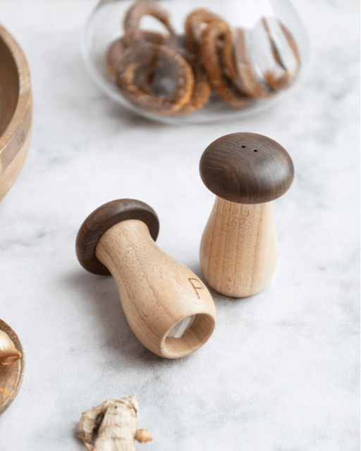 Mushroom Shaped Salt & Pepper Shakers - Sweatfully