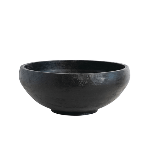 Combed Mango Wood Bowl, - Sweatfully