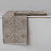 Two-Sided Hand-Woven Seagrass & Cotton Table Runner w/ Design - Sweatfully