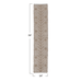 Two-Sided Hand-Woven Seagrass & Cotton Table Runner w/ Design - Sweatfully