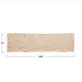 Linen Blend Table Runner with Frayed Edges - Sweatfully