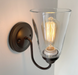 Heavy Modern Farmhouse Clear Glass Wall Sconce Light Fixture Shade - Sweatfully