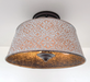 Ornate Copper Farmhouse Ceiling Light - 4 Bulb - Sweatfully