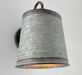 Corrugated Rustic Barn Metal Farmhouse Wall Light Fixture - Sweatfully