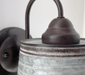 Corrugated Rustic Barn Metal Farmhouse Wall Light Fixture - Sweatfully