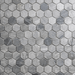 Bardiglio 2" Hexagon Tumbled Marble Tile - Sweatfully