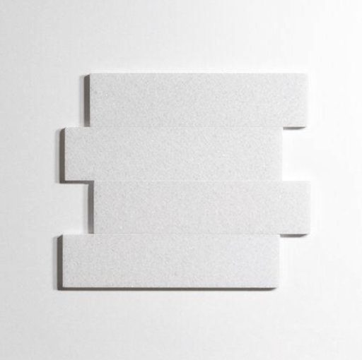 Crystal White 3"x12" Polished Marble Tile - Sweatfully