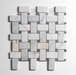 Antique Carrara Tumbled Basketweave Mosaic Marble Tile - Sweatfully