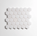 Crystal White Polished Hexagon Mosaic Marble Tile - Sweatfully