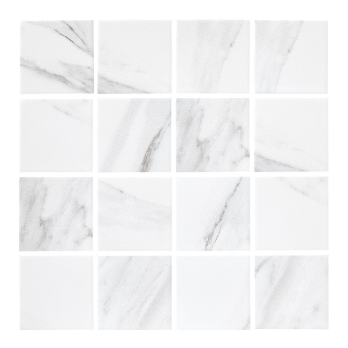 Carrara Marble Tile 2"x2" - Sweatfully