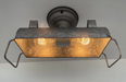 INDUSTRIAL GALVANIZED Ceiling Light Fixture - Sweatfully