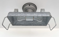 INDUSTRIAL GALVANIZED Ceiling Light Fixture - Sweatfully