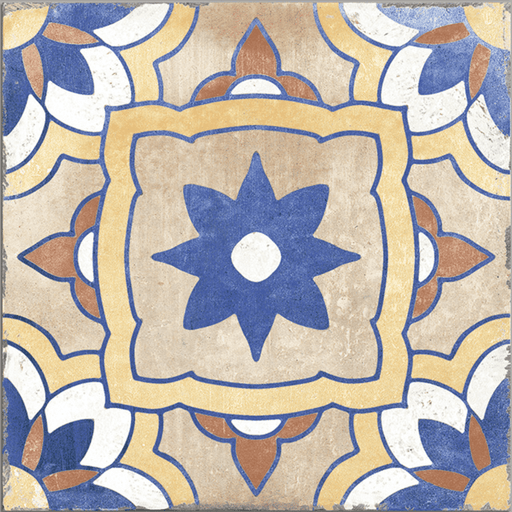 Carribean Ceramic Deco Tile 8"x8" - Sweatfully