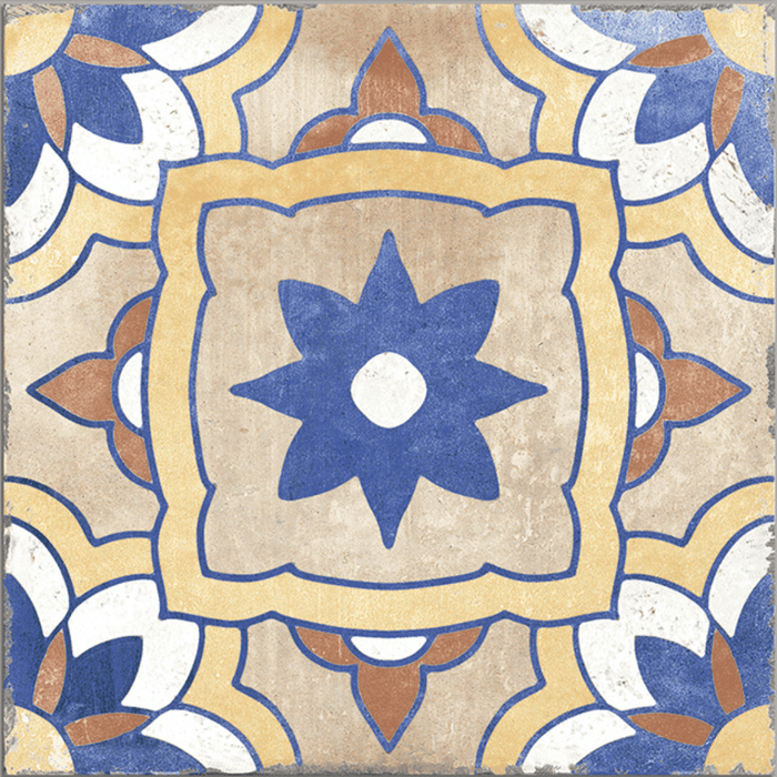Carribean Ceramic Deco Tile 8"x8" - Sweatfully