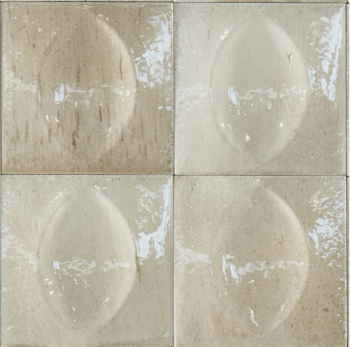 Gleeze Glossy Porcelain Struttura 3D Deco 4"x4" - Sweatfully