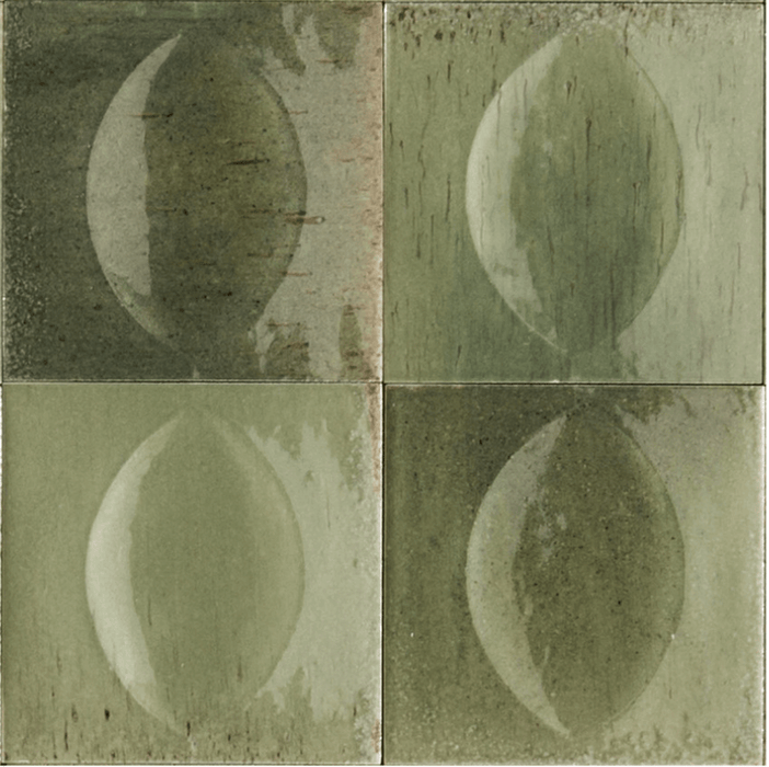 Gleeze Glossy Porcelain Struttura 3D Deco 4"x4" - Sweatfully
