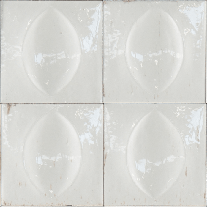 Gleeze Glossy Porcelain Struttura 3D Deco 4"x4" - Sweatfully
