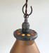 Rustic COPPER Farmhouse MILK CAN Barn Pendant Light Fixture - Sweatfully