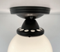 MODERN OPAL Schoolhouse Globe Ceiling Light - Sweatfully