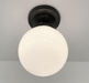 MODERN OPAL Schoolhouse Globe Ceiling Light - Sweatfully