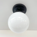 MODERN OPAL Schoolhouse Globe Ceiling Light - Sweatfully