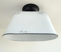 Farmhouse White Distressed Oval Duo Ceiling Light Fixture - Sweatfully