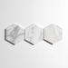 Calacatta 5" Hexagon Polished Marble Tile - Sweatfully