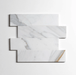 Calacatta 3"x12" Polished Marble Tile - Sweatfully