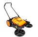 RT980S 38" Manual Push Powered Floor Sweeper, 38,000 sqft/h, Triple Brushes, Air filter For Dust Control - Sweatfully