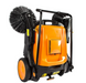 RT980S 38" Manual Push Powered Floor Sweeper, 38,000 sqft/h, Triple Brushes, Air filter For Dust Control - Sweatfully