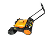 RT980S 38" Manual Push Powered Floor Sweeper, 38,000 sqft/h, Triple Brushes, Air filter For Dust Control - Sweatfully