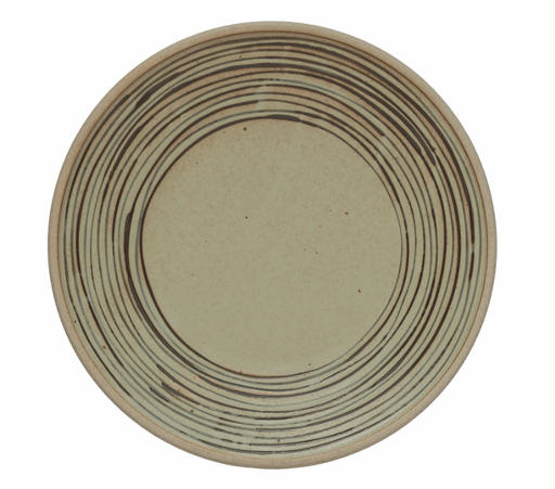 Organic Striped Plate (set of 2) - Sweatfully