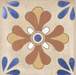Caribbean Deco Matte Ceamic Tile 8"x8" - Sweatfully