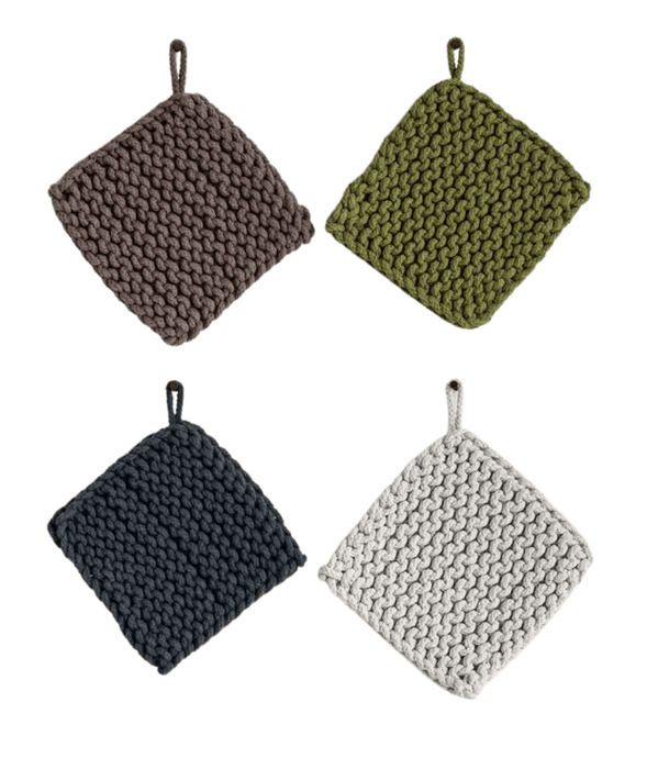 Cotton Crocheted Pot Holder - Sweatfully