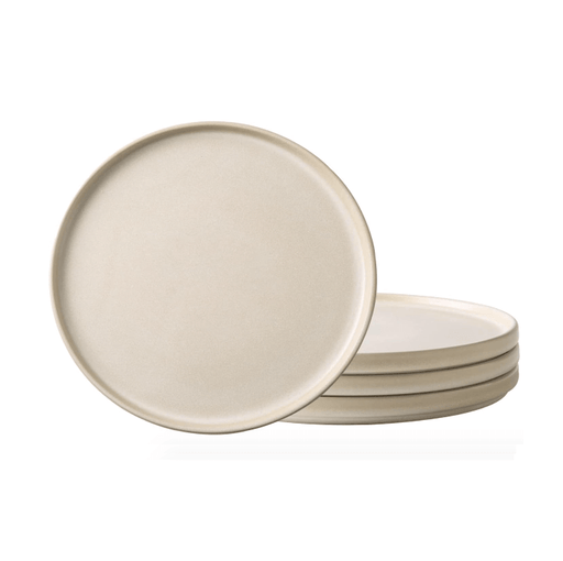 Cream Dinner Plate 8" set of 4 - Sweatfully