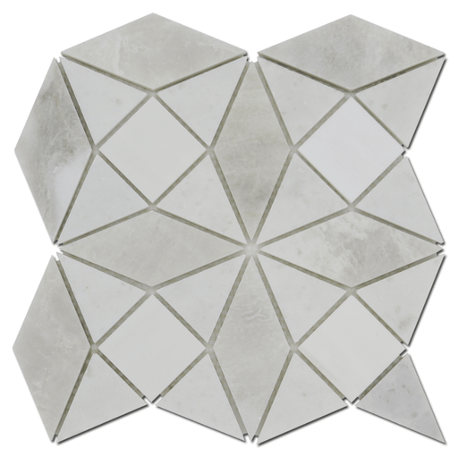 Kaleidoscope Dolomite, White & Iceberg - Sweatfully