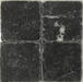Taurus Black Tumbled Marble Tile 4"x 4" - Sweatfully