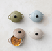 1 Cup Stoneware Mini Baker w/ Lid, 4 Colors - Sweatfully