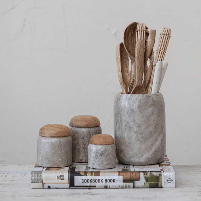 Marble Bottle Holder/Crock - Sweatfully