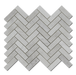 Iceberg 1"x3" Herringbone Polished Mosaic - Sweatfully