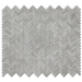 Iceberg 1"x3" Herringbone Polished Mosaic - Sweatfully