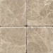 Emperador Marble Tumbled Tile 4"x4" - Sweatfully