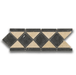 Durango Nero Greek Border Marble Tile - Sweatfully